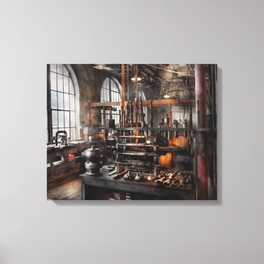 Steampunk - Kamer - Steampunk Studio Canvas Afdruk (Voorkant)