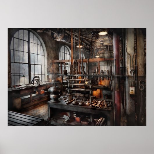 Steampunk - Kamer - Steampunk Studio Poster (Voorkant)