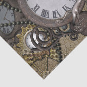 Steampunk kan je de grappige gekko zeeen? tissuepapier (Detail)