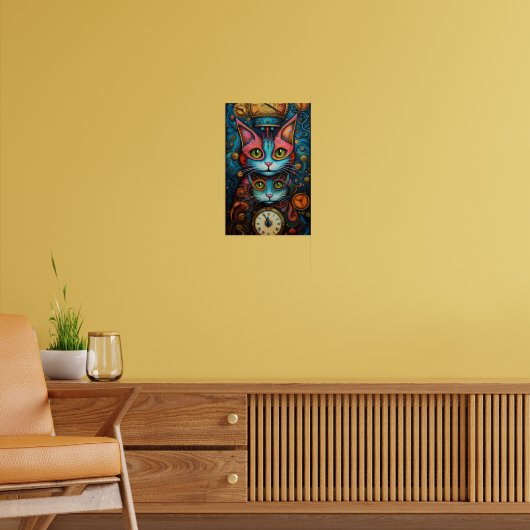 Steampunk kat 11 van 21 poster (Woonkamer 2)