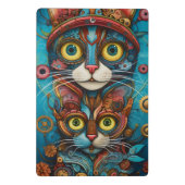 Steampunk kat 21 van 21 mini klembord (Achterkant)