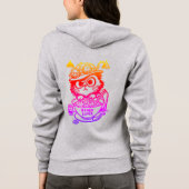 Steampunk Kat Anime Ritsitsvrouwtje Funny Hoodie (Achterkant)