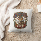 Steampunk Kat Kat Steampunk Antiek Kussen (Deken)