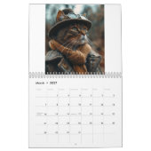 Steampunk katten en honden AI Kalender (Mar 2027)