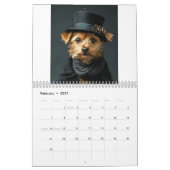 Steampunk katten en honden AI Kalender (Feb 2027)