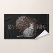 steampunk Katze   Bad Handdoek (Handdoek)