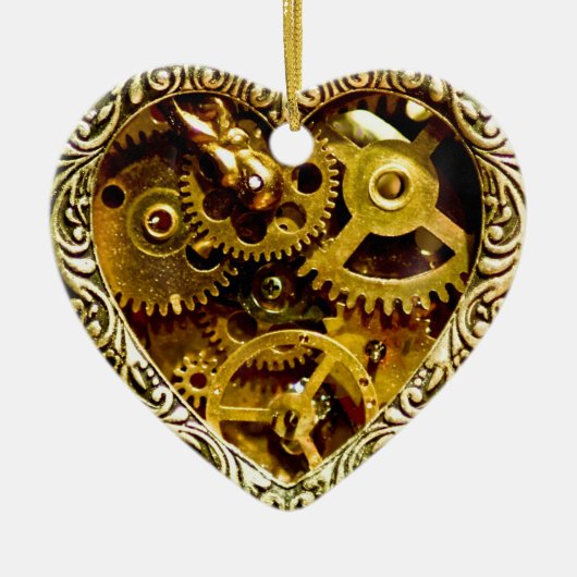 Steampunk Keramisch Ornament (Voorkant)