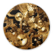 Steampunk Keramische Knop (Voorkant)