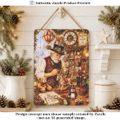 Steampunk Kerst Speelgoed Werkplaats FV4 Decoupage Tissuepapier