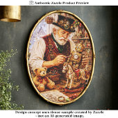 Steampunk Kerst Speelgoed Werkplaats FV4 Decoupage Tissuepapier