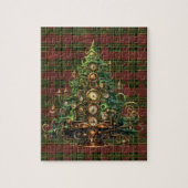 Steampunk Kerstboom puzzel (Verticaal)