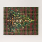 Steampunk Kerstboom puzzel Legpuzzel (Horizontaal)