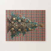 Steampunk Kerstboom puzzel Legpuzzel (Horizontaal)
