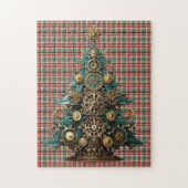 Steampunk Kerstboom puzzel Legpuzzel (Verticaal)