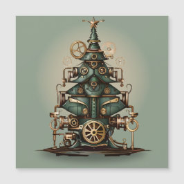 Steampunk Kerstboom Retro Style
