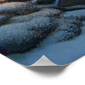 Steampunk Kerstbus Poster (Hoek)