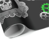 Steampunk kerstcadeautje cadeaupapier (Rol Hoek)