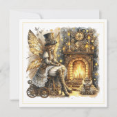 Steampunk Kerstmis – Fee bij de Haard (Voorkant)