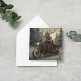 Steampunk Kerstmis Feestdagenkaart