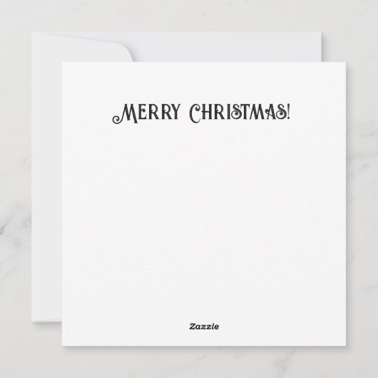 Steampunk Kerstmis Feestdagenkaart (Achterkant)