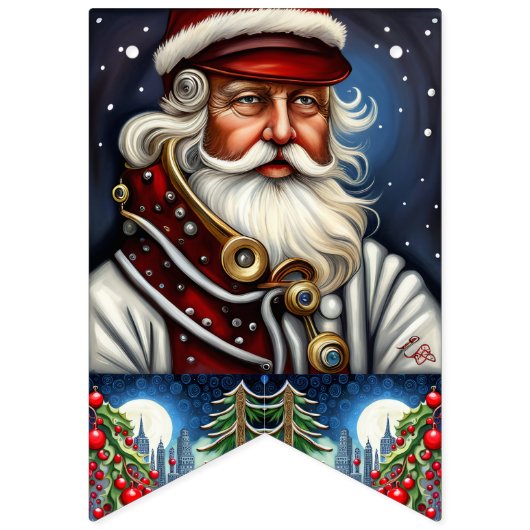 Steampunk Kerstmis Vlaggetjes (Derde vlag)