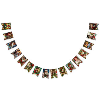 Steampunk Kerstmis Vlaggetjes