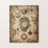 Steampunk Kerstpuzzel Legpuzzel (Verticaal)