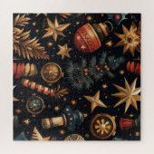 Steampunk Kerstpuzzel Legpuzzel (Horizontaal)