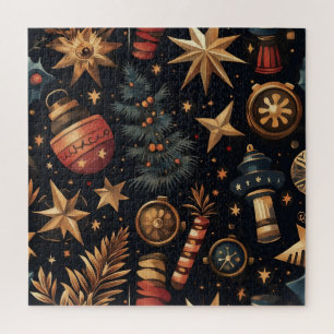Steampunk Kerstpuzzel Legpuzzel