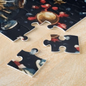 Steampunk Kerstpuzzel Legpuzzel (Zijkant)