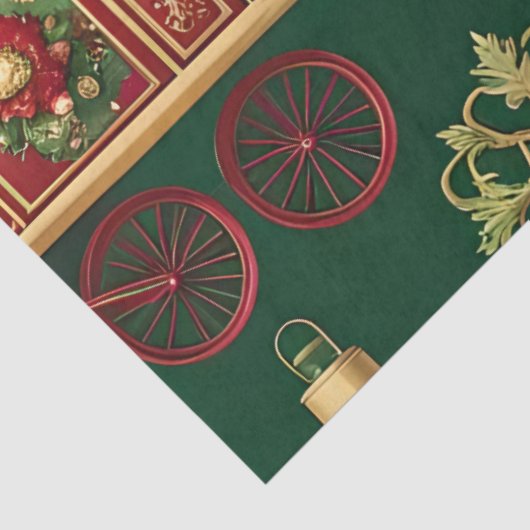 Steampunk Kerstversiering Weefselpapier Tissuepapier (Detail)