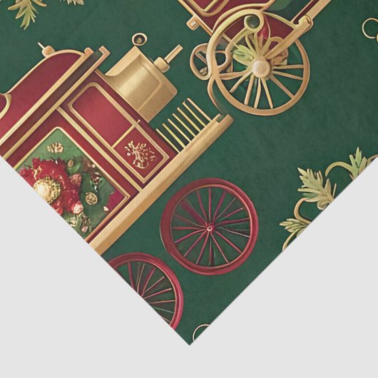 Steampunk Kerstversiering Weefselpapier Tissuepapier (Detail)