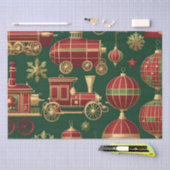 Steampunk Kerstversiering Weefselpapier Tissuepapier (Craft)