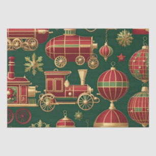 Steampunk Kerstversiering Weefselpapier Tissuepapier