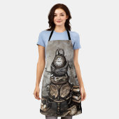 steampunk ketel | Spellbooks en klokken Schort (Gedragen)