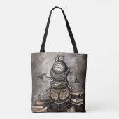 steampunk ketel | Spellbooks en klokken Tote Bag (Achterkant)