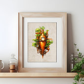 Steampunk keukenkunst, Wortel Poster