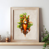 Steampunk keukenkunst, Wortel Poster