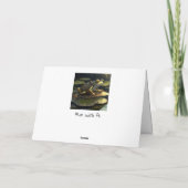 Steampunk Kikker | Gotische Kunst Kaart (Achterkant)