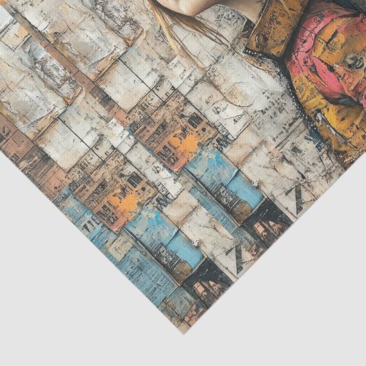 Steampunk Kinder I Tissuepapier (Detail)