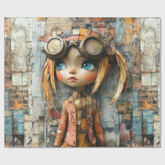 Steampunk Kinder inpakpapier