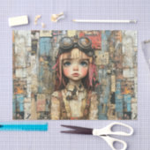 Steampunk Kinder VI Tissuepapier (Craft)