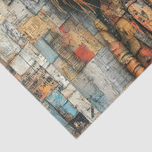 Steampunk Kinder VII Tissuepapier (Detail)