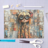 Steampunk Kinder VII Tissuepapier (Craft)