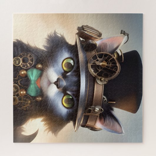 Steampunk Kitten Legpuzzel (Horizontaal)