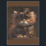 Steampunk Kitten Tissuepapier<br><div class="desc">Dit is een AI-afbeelding dat ik heb gemaakt met Midtrip.</div>