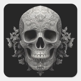 Steampunk Kitten Vierkante Sticker