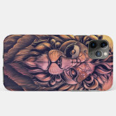 Steampunk-kleurenverloop Rustische lion Case-Mate iPhone Case (Achterkant (horizontaal))
