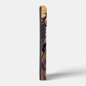 Steampunk-kleurenverloop Rustische lion Case-Mate iPhone Case (Achterkant / Rechts)