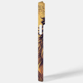 Steampunk-kleurenverloop Rustische lion Case-Mate iPhone Case (Achterkant / Rechts)